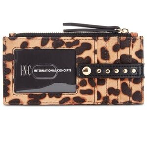 INC International Concepts Animal Print Card Holder